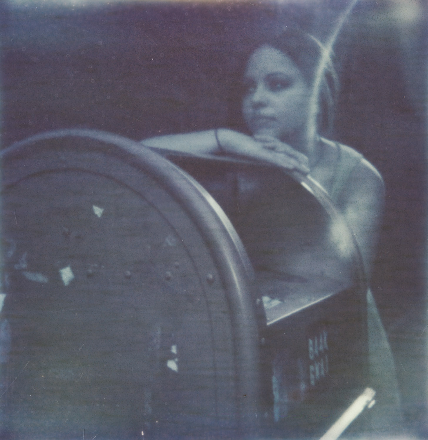 The only picture of a mailbox I could find. Taken with the Impossible Project's first attempt at color film many years ago.