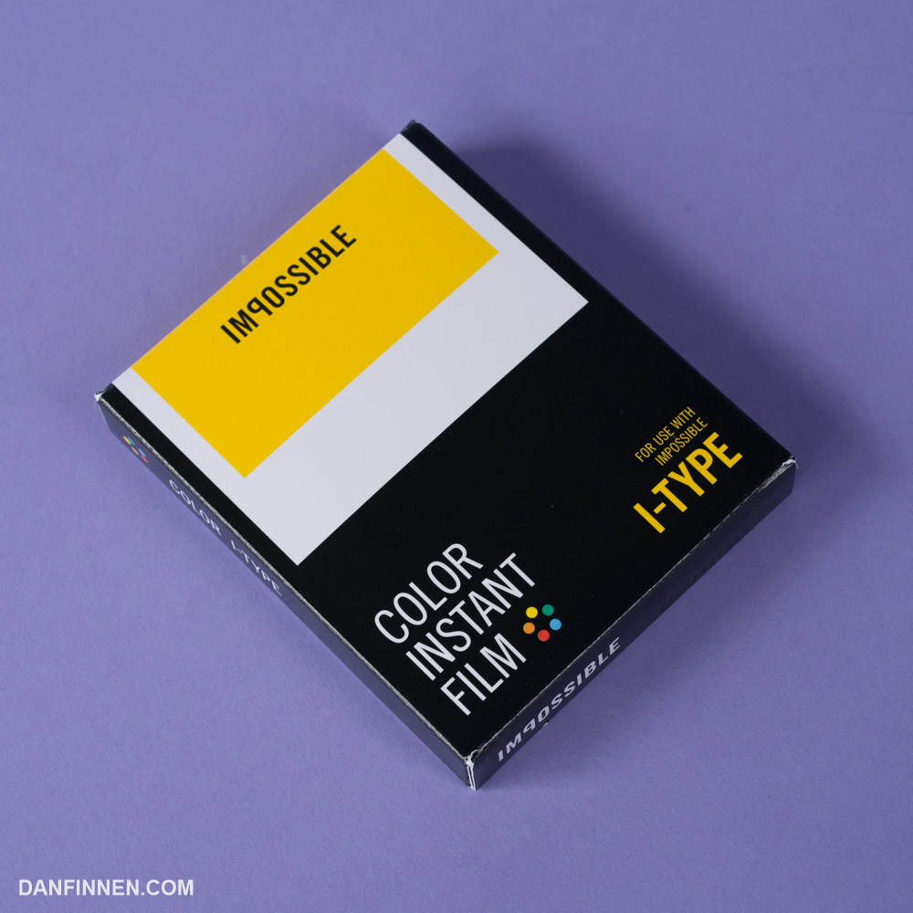 Film cartridges for the I-1 have no battery, which means they won't work on traditional Polaroid cameras.